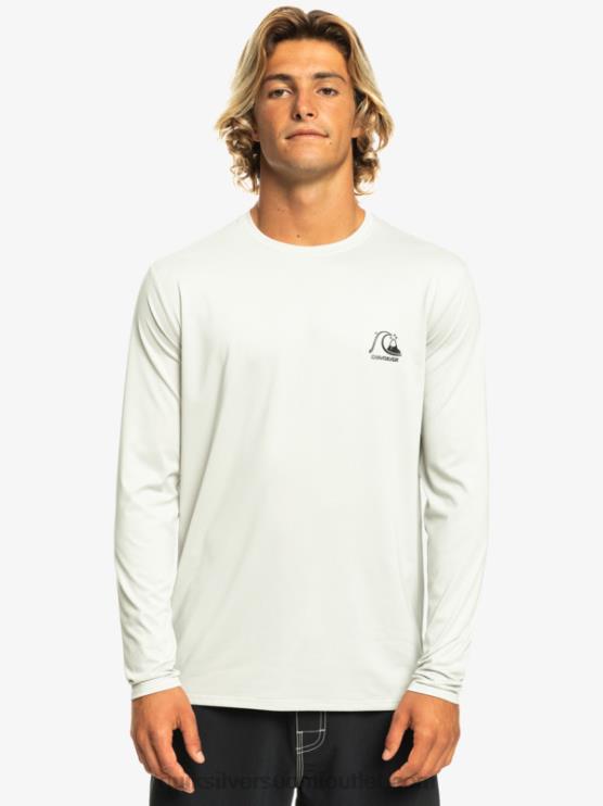 Quiksilver D6JJ1469 miehet harmaa violetti kanerva Heritage Heather pitkähihainen upf 50 surffauspaita