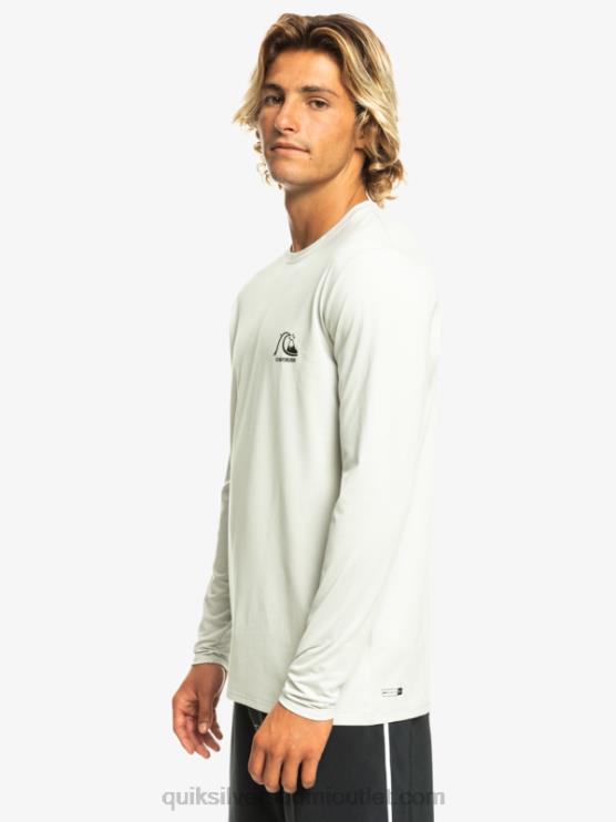 Quiksilver D6JJ1469 miehet harmaa violetti kanerva Heritage Heather pitkähihainen upf 50 surffauspaita