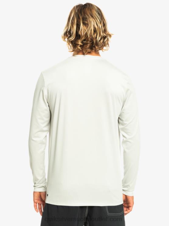 Quiksilver D6JJ1469 miehet harmaa violetti kanerva Heritage Heather pitkähihainen upf 50 surffauspaita