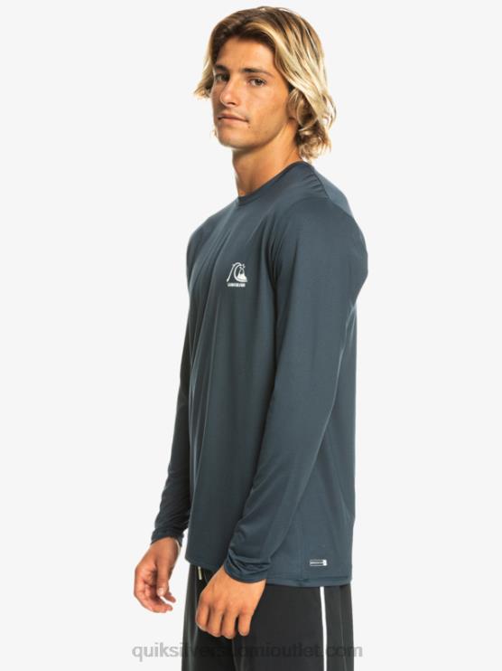 Quiksilver D6JJ1470 miehet keskiyön laivaston kanerva Heritage Heather pitkähihainen upf 50 surffauspaita