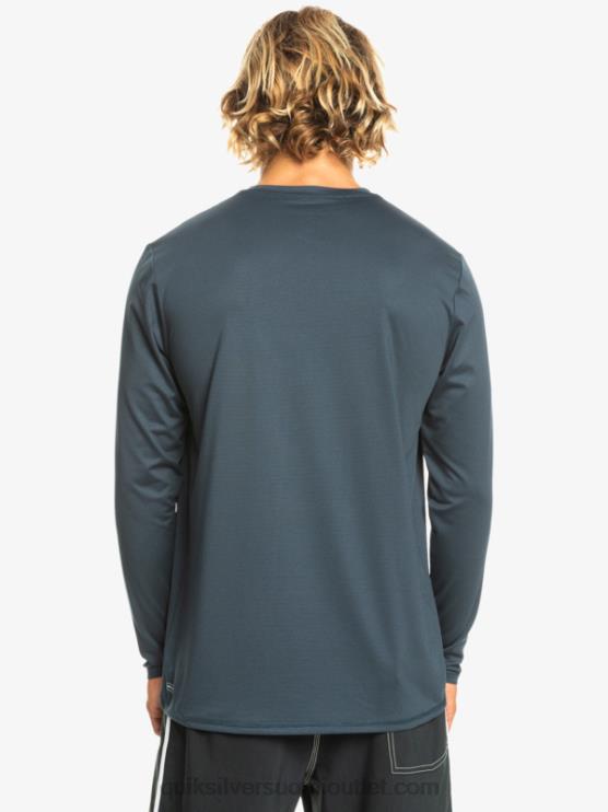 Quiksilver D6JJ1470 miehet keskiyön laivaston kanerva Heritage Heather pitkähihainen upf 50 surffauspaita