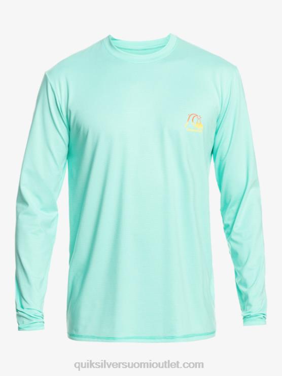 Quiksilver D6JJ1471 miehet altaan vihreä kanerva Heritage Heather pitkähihainen upf 50 surffauspaita