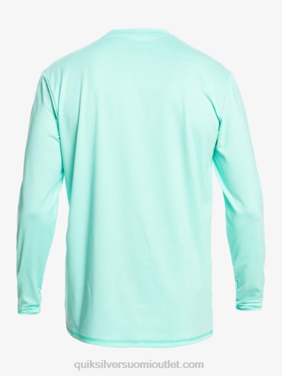 Quiksilver D6JJ1471 miehet altaan vihreä kanerva Heritage Heather pitkähihainen upf 50 surffauspaita