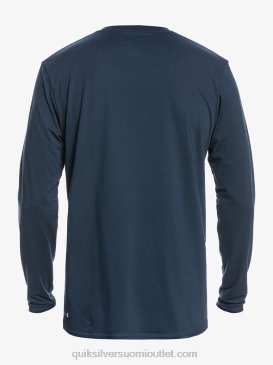 Quiksilver D6JJ1582 miehet laivasto bleiseri solid streak pitkähihainen upf 50 surffit-paita