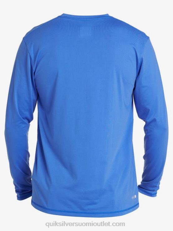 Quiksilver D6JJ1584 miehet häikäisevän sininen solid streak pitkähihainen upf 50 surffit-paita