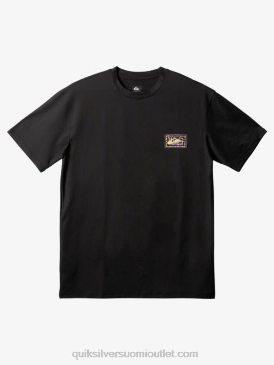 Quiksilver D6JJ1808 miehet musta mix lyhythihainen upf 50 surffauspaita