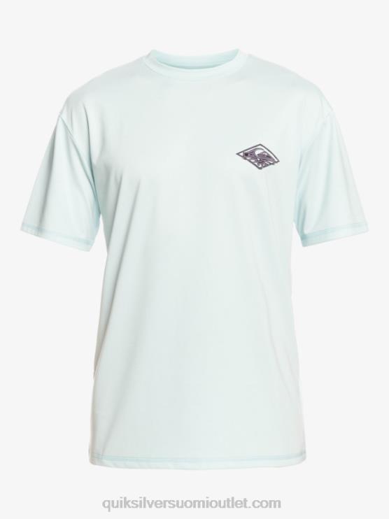 Quiksilver D6JJ1809 miehet sininen harmaa mix lyhythihainen upf 50 surffauspaita