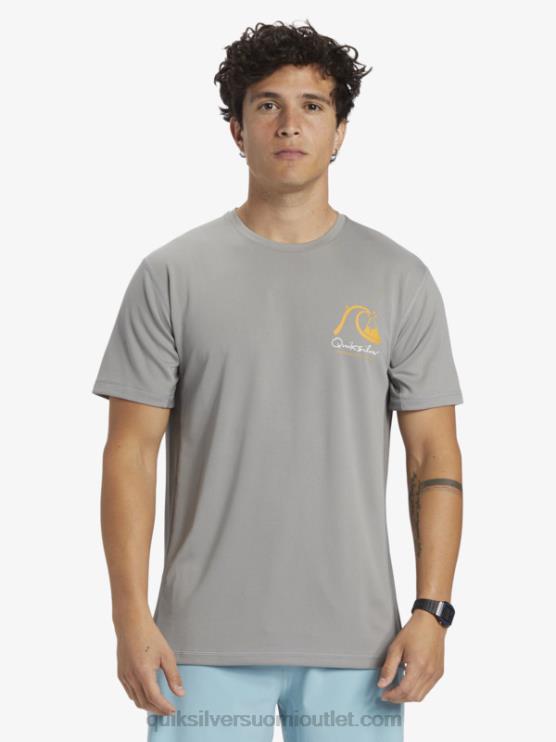 Quiksilver D6JJ274 miehet hain nahka waterman bamboo check 2 upf 50 lyhythihainen surffauspaita