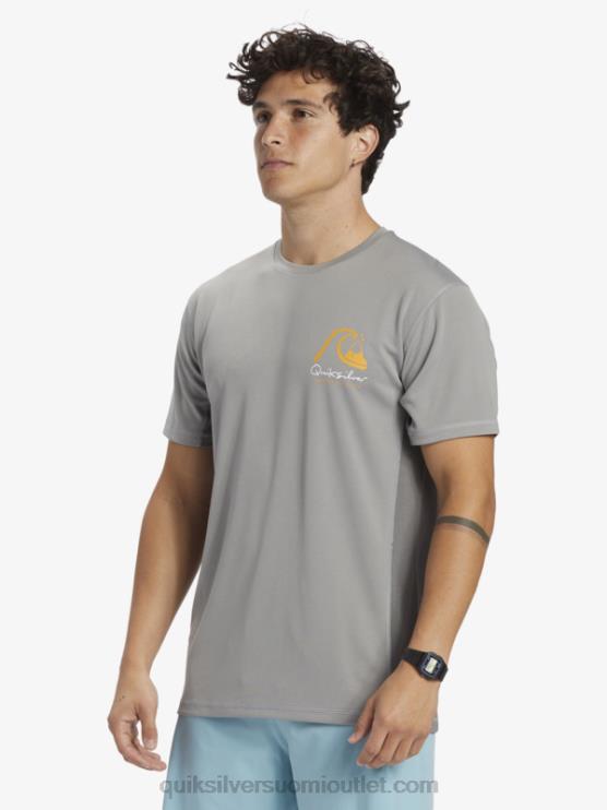 Quiksilver D6JJ274 miehet hain nahka waterman bamboo check 2 upf 50 lyhythihainen surffauspaita