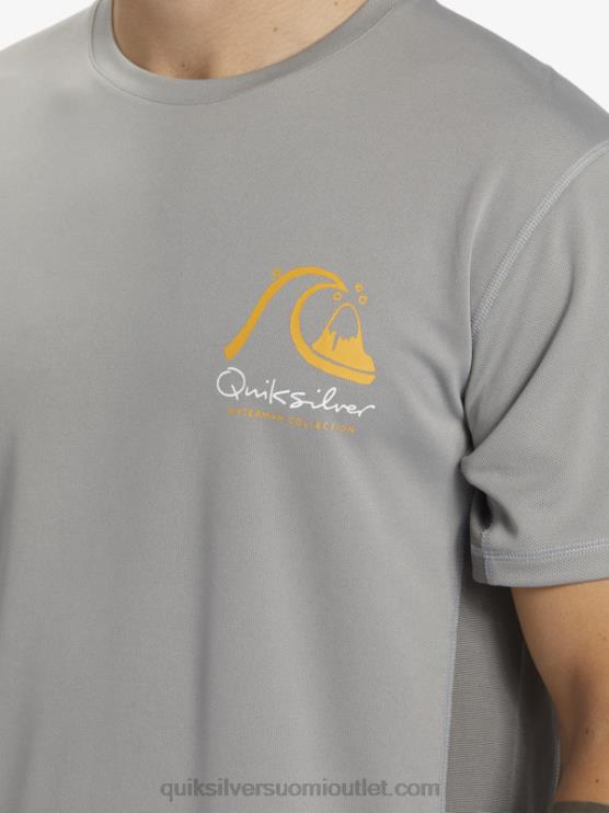 Quiksilver D6JJ274 miehet hain nahka waterman bamboo check 2 upf 50 lyhythihainen surffauspaita