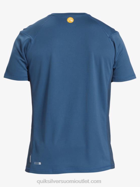 Quiksilver D6JJ275 miehet lippu sininen waterman bamboo check 2 upf 50 lyhythihainen surffauspaita