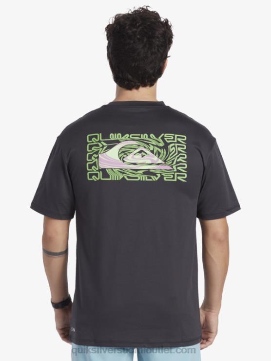 Quiksilver D6JJ316 miehet asfaltti mix session upf 50 lyhythihainen surffipaita