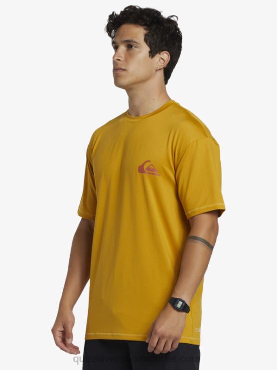 Quiksilver D6JJ317 miehet vehnä mix session upf 50 lyhythihainen surffipaita