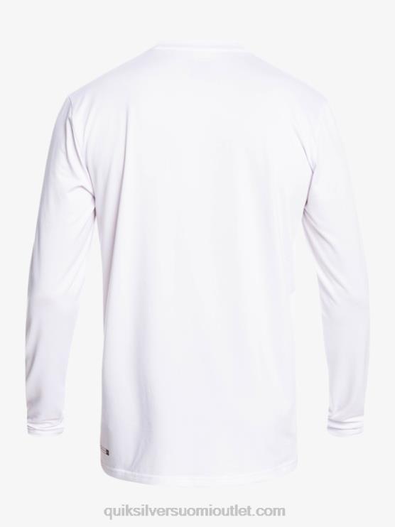 Quiksilver D6JJ401 miehet valkoinen omni session pitkähihainen upf 50 surffit-paita