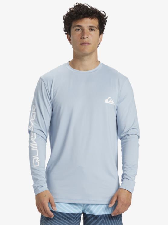 Quiksilver D6JJ404 miehet taivaallisen sininen omni session pitkähihainen upf 50 surffit-paita