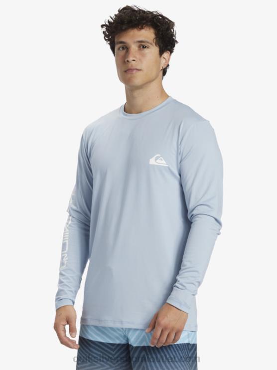 Quiksilver D6JJ404 miehet taivaallisen sininen omni session pitkähihainen upf 50 surffit-paita