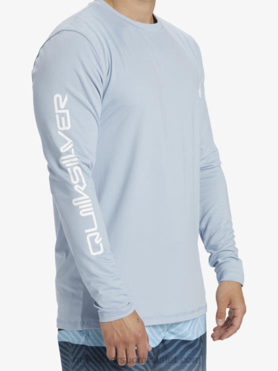 Quiksilver D6JJ404 miehet taivaallisen sininen omni session pitkähihainen upf 50 surffit-paita