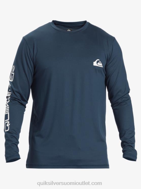 Quiksilver D6JJ405 miehet keskiyön laivasto omni session pitkähihainen upf 50 surffit-paita