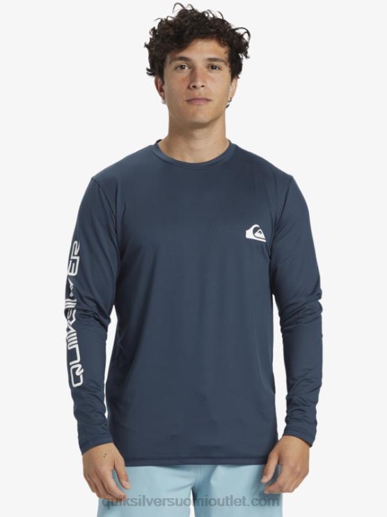 Quiksilver D6JJ405 miehet keskiyön laivasto omni session pitkähihainen upf 50 surffit-paita