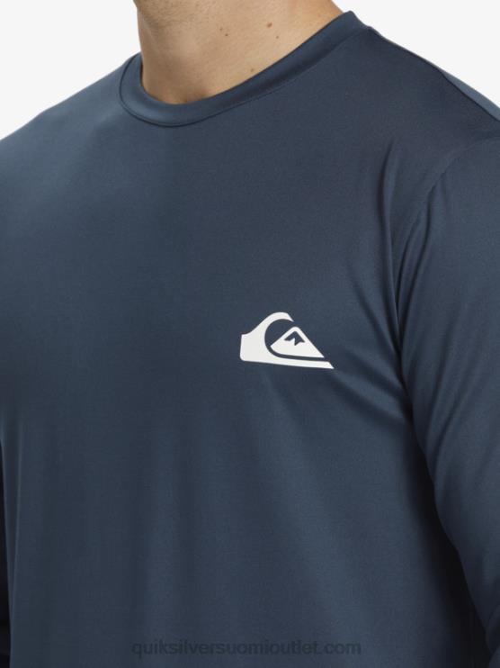 Quiksilver D6JJ405 miehet keskiyön laivasto omni session pitkähihainen upf 50 surffit-paita