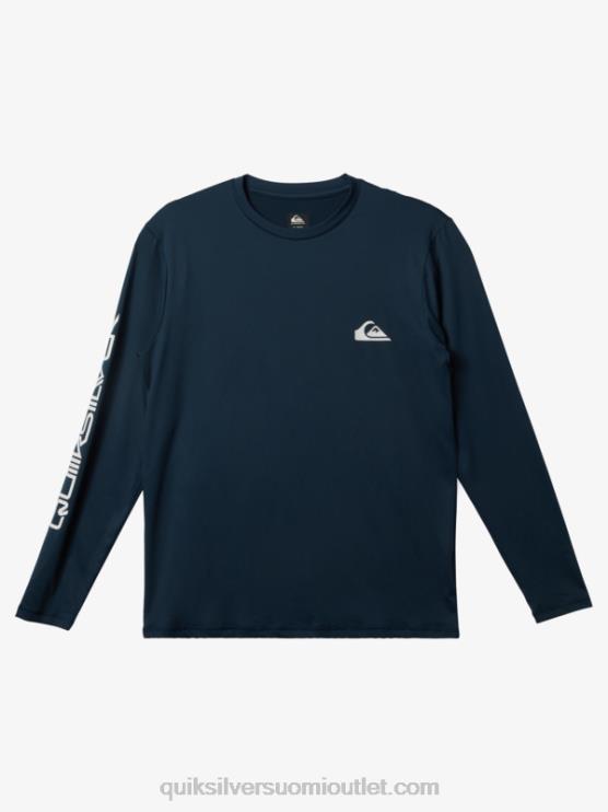 Quiksilver D6JJ405 miehet keskiyön laivasto omni session pitkähihainen upf 50 surffit-paita