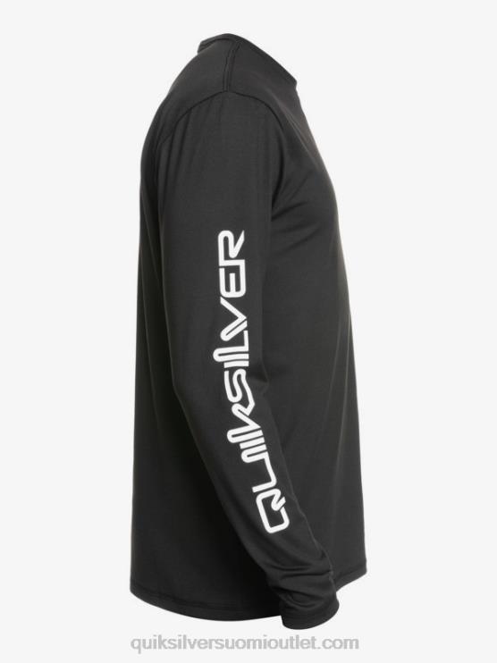 Quiksilver D6JJ406 miehet musta omni session pitkähihainen upf 50 surffit-paita