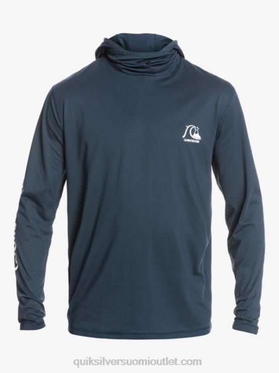 Quiksilver D6JJ417 miehet keskiyön laivaston kanerva Heritage upf 50 pitkähihainen surffipaita