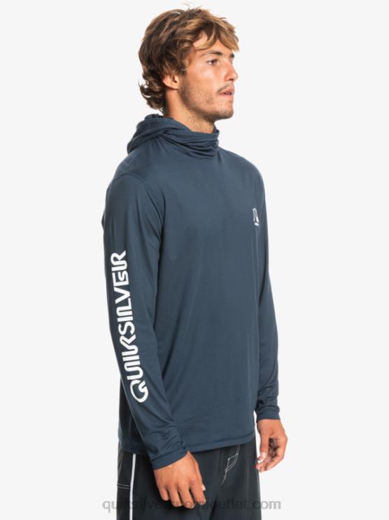 Quiksilver D6JJ417 miehet keskiyön laivaston kanerva Heritage upf 50 pitkähihainen surffipaita