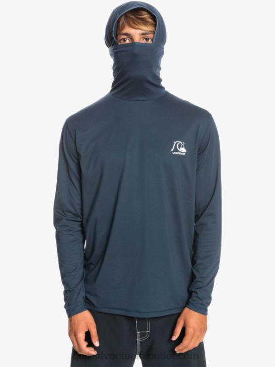 Quiksilver D6JJ417 miehet keskiyön laivaston kanerva Heritage upf 50 pitkähihainen surffipaita