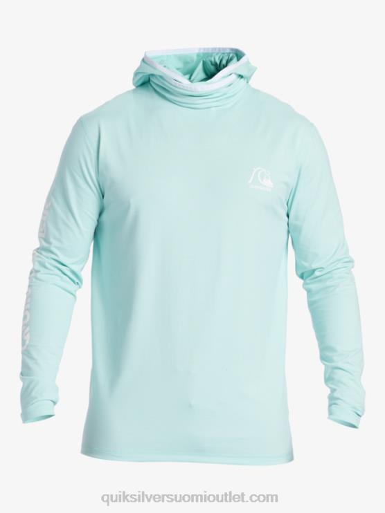 Quiksilver D6JJ419 miehet taivaansininen kanerva Heritage upf 50 pitkähihainen surffipaita