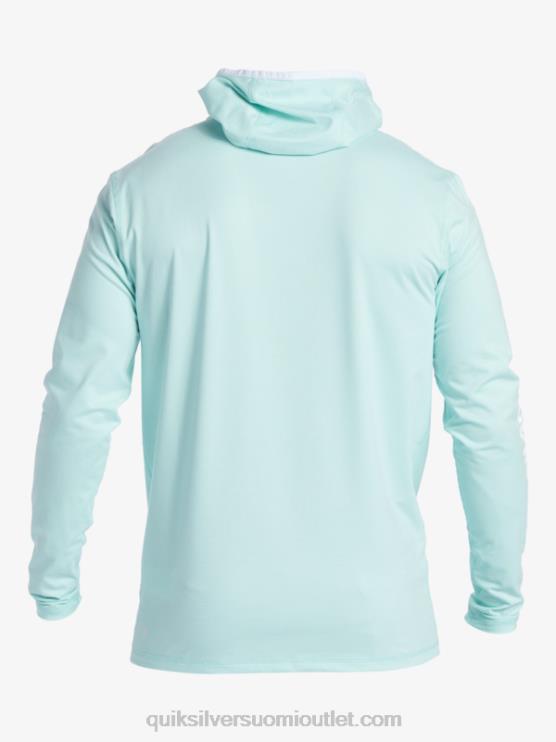 Quiksilver D6JJ419 miehet taivaansininen kanerva Heritage upf 50 pitkähihainen surffipaita