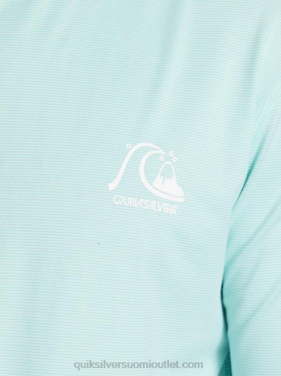 Quiksilver D6JJ419 miehet taivaansininen kanerva Heritage upf 50 pitkähihainen surffipaita