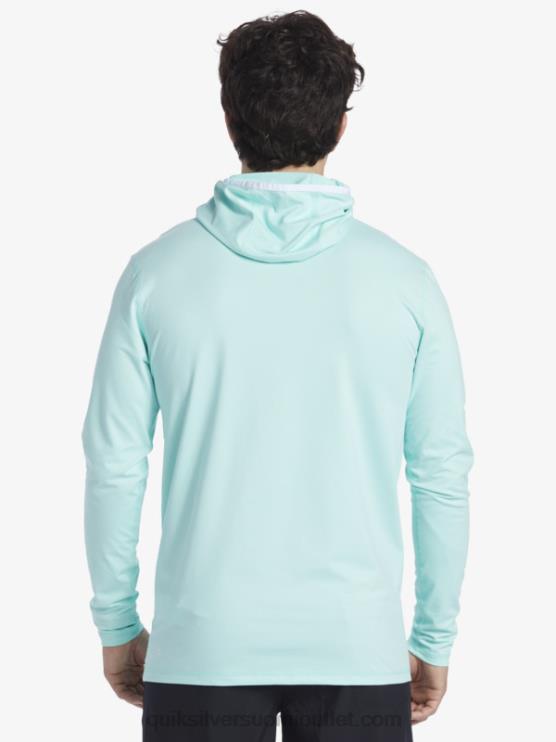 Quiksilver D6JJ419 miehet taivaansininen kanerva Heritage upf 50 pitkähihainen surffipaita