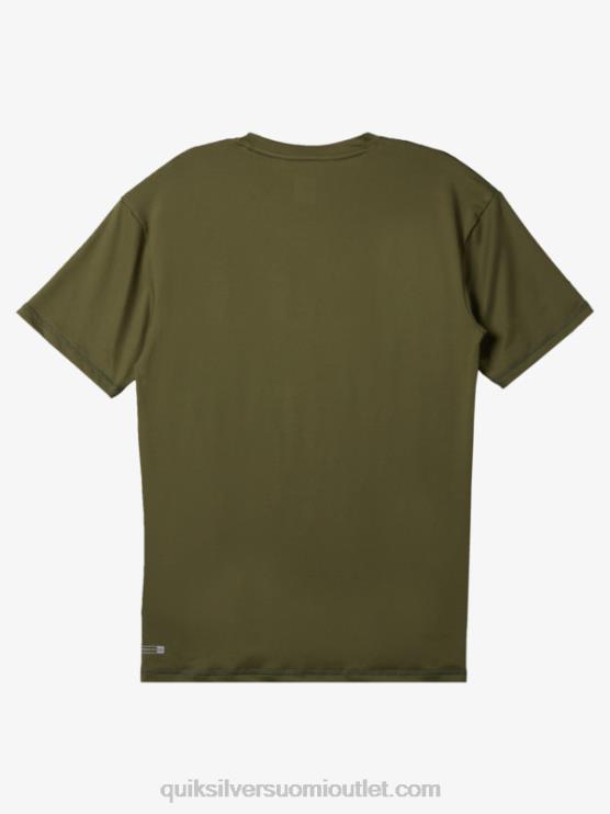 Quiksilver D6JJ538 miehet nelilehtinen apila omni session upf 50 lyhythihainen surffipaita