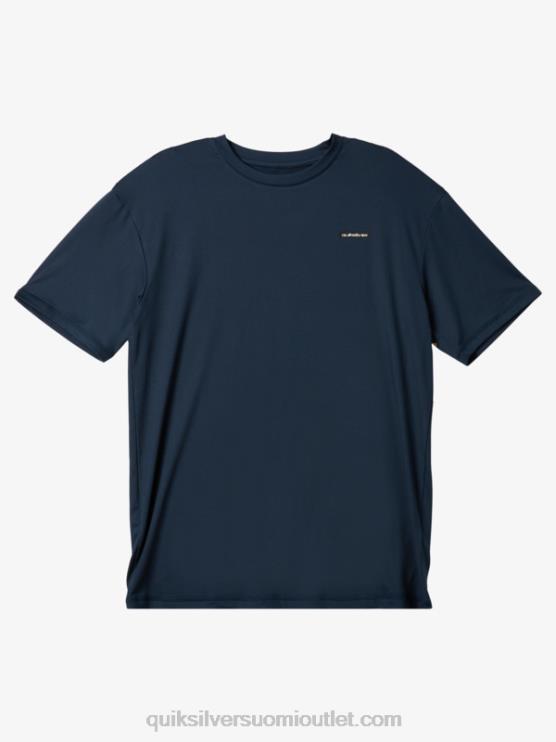 Quiksilver D6JJ541 miehet keskiyön laivasto omni session upf 50 lyhythihainen surffipaita