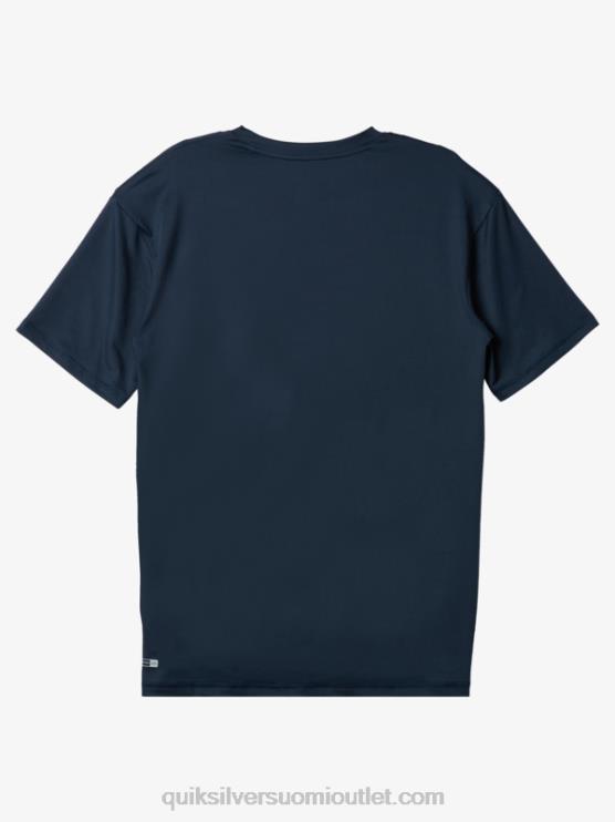 Quiksilver D6JJ541 miehet keskiyön laivasto omni session upf 50 lyhythihainen surffipaita