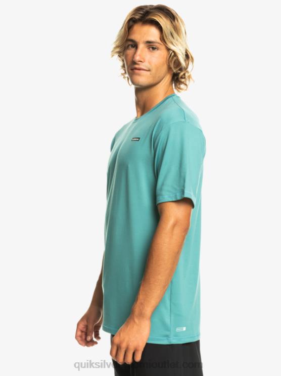 Quiksilver D6JJ542 miehet britanen sininen omni session upf 50 lyhythihainen surffipaita