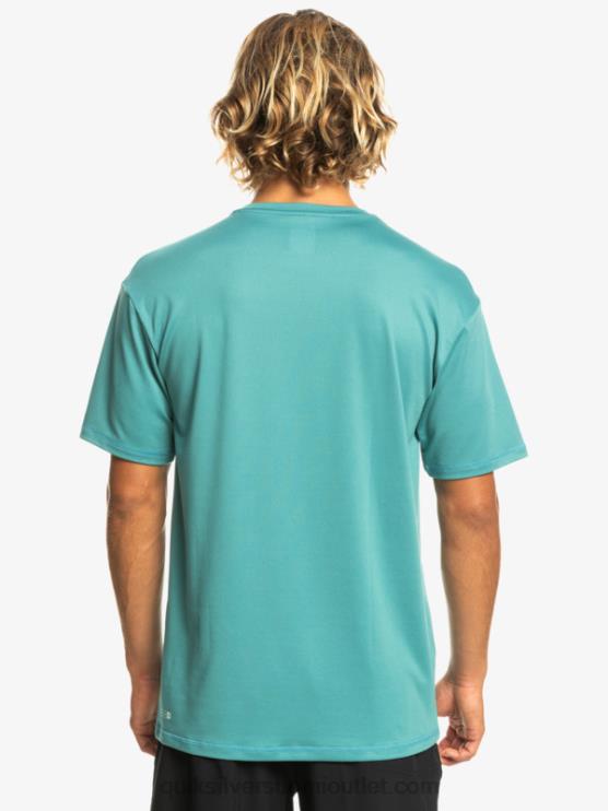 Quiksilver D6JJ542 miehet britanen sininen omni session upf 50 lyhythihainen surffipaita