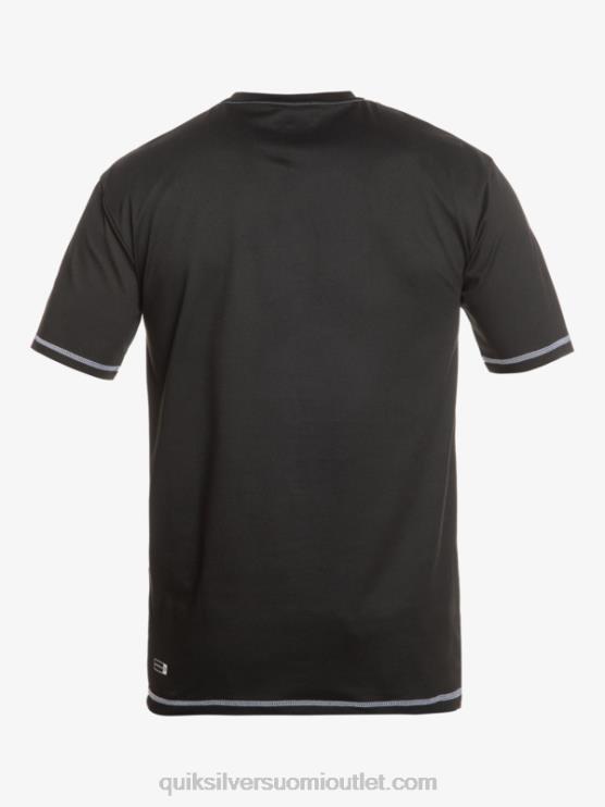 Quiksilver D6JJ587 miehet musta saturn surf lyhythihainen upf 50 surffit-paita