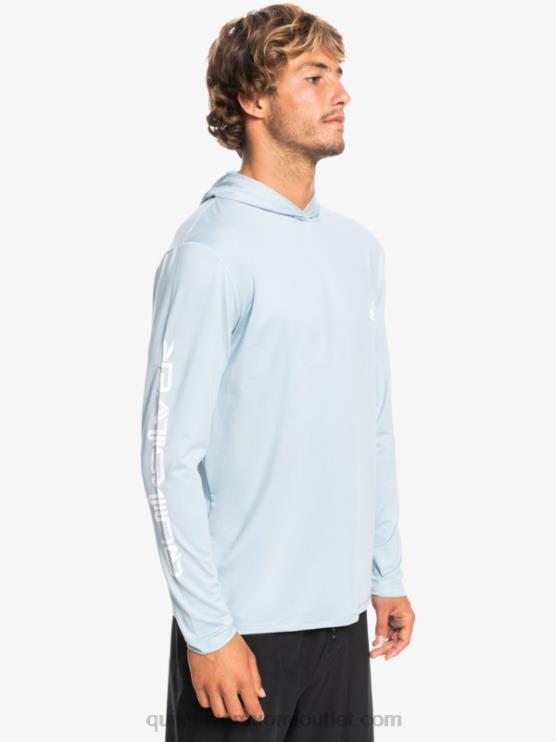 Quiksilver D6JJ771 miehet taivaallisen sininen omni session upf 50 pitkähihainen surffipaita