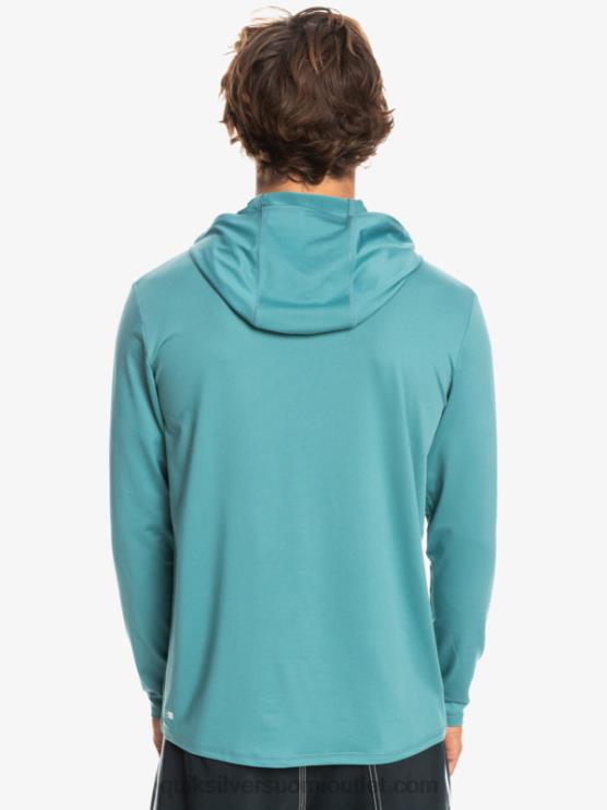 Quiksilver D6JJ772 miehet britanen sininen omni session upf 50 pitkähihainen surffipaita
