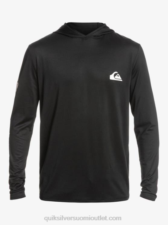 Quiksilver D6JJ773 miehet musta omni session upf 50 pitkähihainen surffipaita