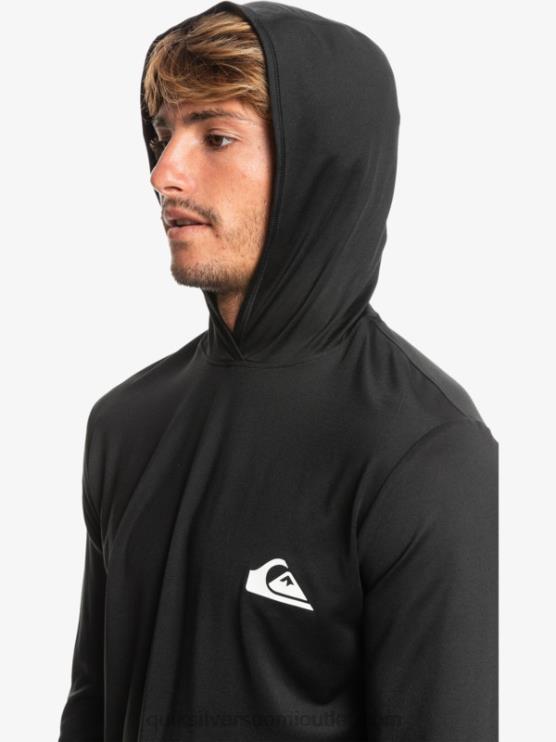 Quiksilver D6JJ773 miehet musta omni session upf 50 pitkähihainen surffipaita