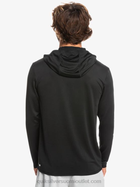 Quiksilver D6JJ773 miehet musta omni session upf 50 pitkähihainen surffipaita