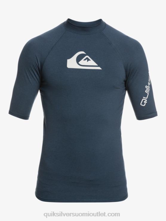 Quiksilver D6JJ812 miehet laivastonsininen bleiseri kanerva kaikkien aikojen lyhythihainen upf 50 rashguard