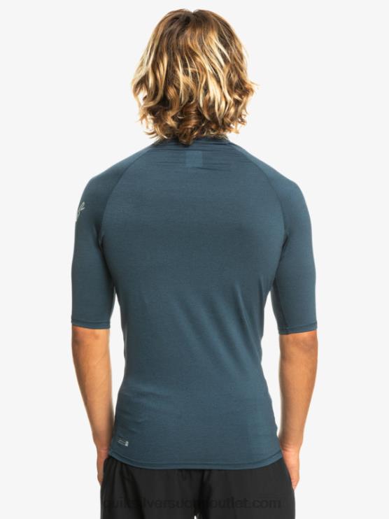 Quiksilver D6JJ812 miehet laivastonsininen bleiseri kanerva kaikkien aikojen lyhythihainen upf 50 rashguard