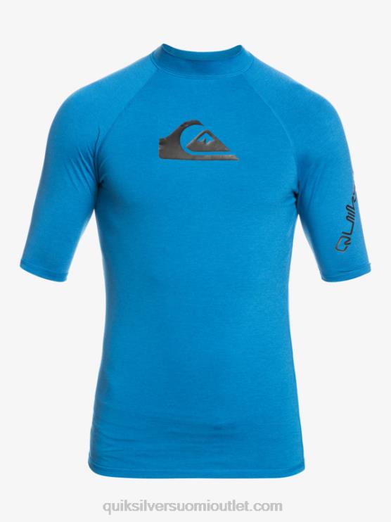 Quiksilver D6JJ814 miehet snorkkelinsininen kanerva kaikkien aikojen lyhythihainen upf 50 rashguard