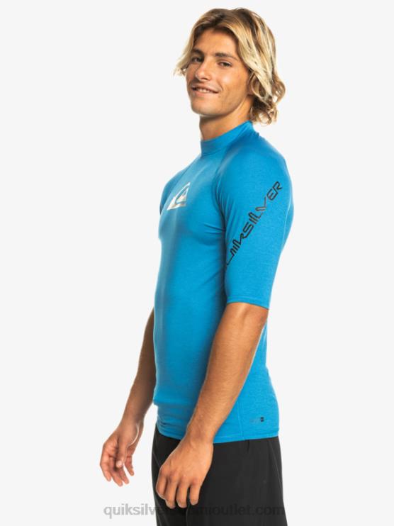 Quiksilver D6JJ814 miehet snorkkelinsininen kanerva kaikkien aikojen lyhythihainen upf 50 rashguard