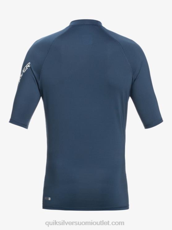 Quiksilver D6JJ815 miehet merkki sininen kaikkien aikojen lyhythihainen upf 50 rashguard