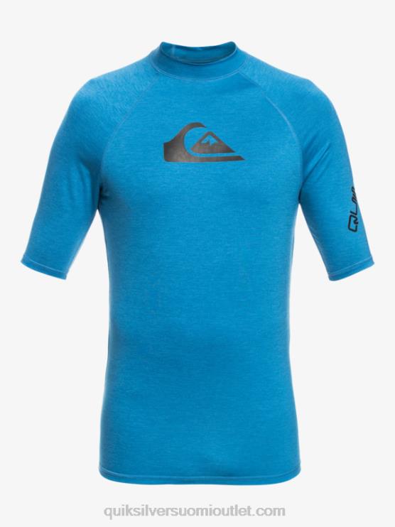 Quiksilver D6JJ816 miehet vallarta sininen kanerva kaikkien aikojen lyhythihainen upf 50 rashguard